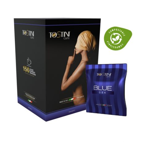 150 Cialde Caffè Espresso Decaffeinato – Blue Dec