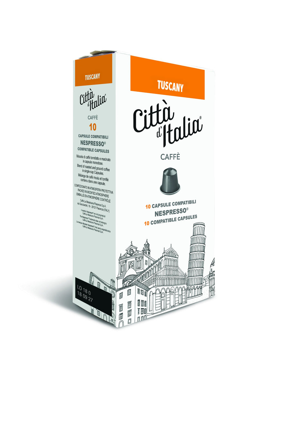 10 Capsule  Città d'Italia Tuscany